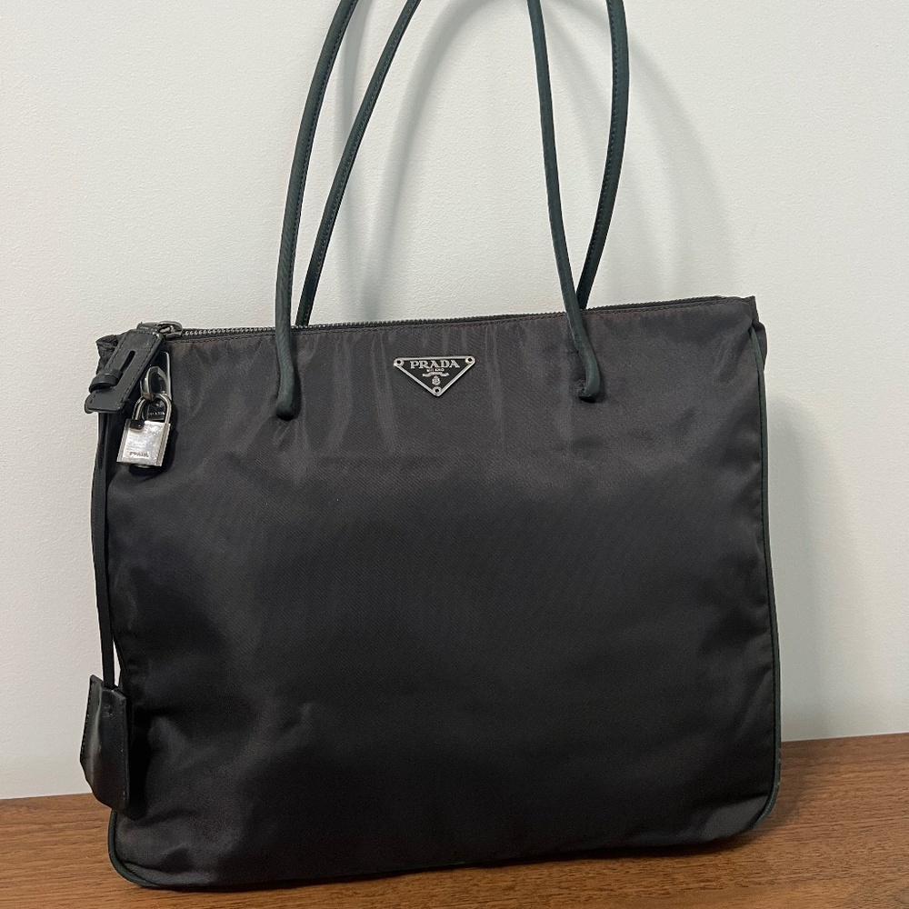PRADA TESSUTO BAG NYLON with Prada Lock and Keys